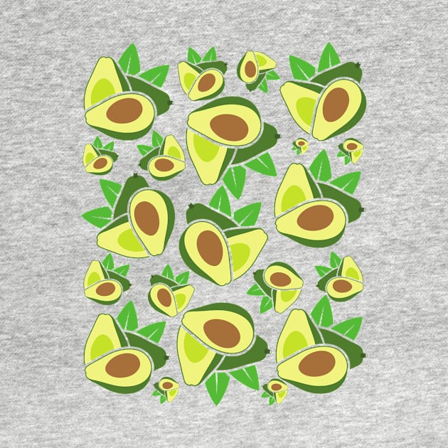 Avocado Pattern / Aguacates by BeatyinChaos